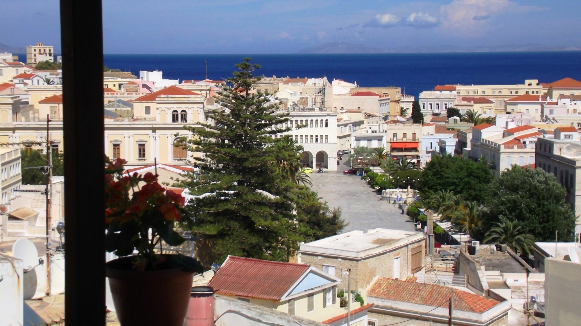 Iliada Hotel Ermoupoli Bagian luar foto