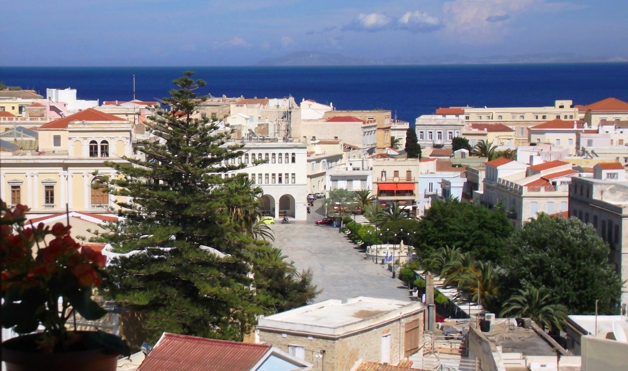 Iliada Hotel Ermoupoli Bagian luar foto